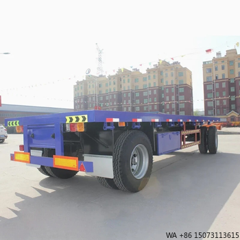 Farming Africa - 2-Axles Farm Flat Platform Flatbed Drawbar