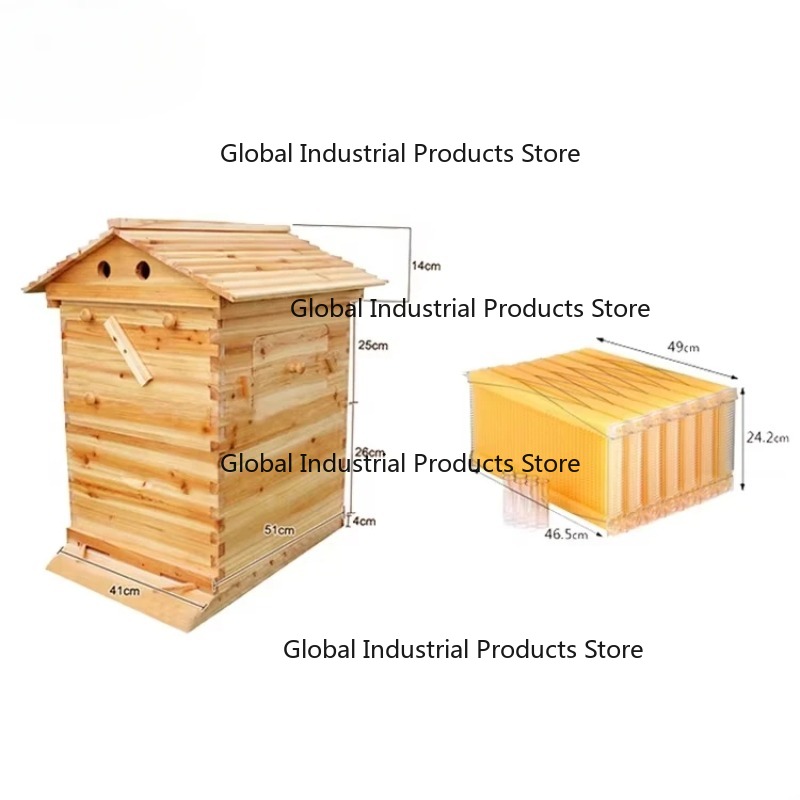 Beehive Frame Wax - 7 Auto Frames China Fir Wax