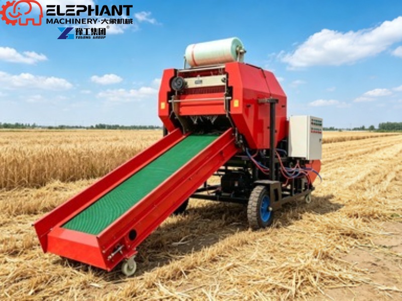 Silage Baler Machine - Mini Round Hay Baler Small Roll