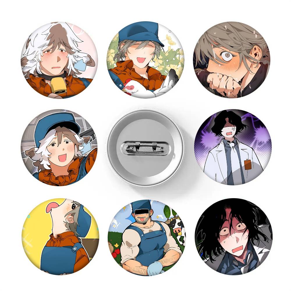 Farming Japan - Manhwa Mr As Farm Round Badge