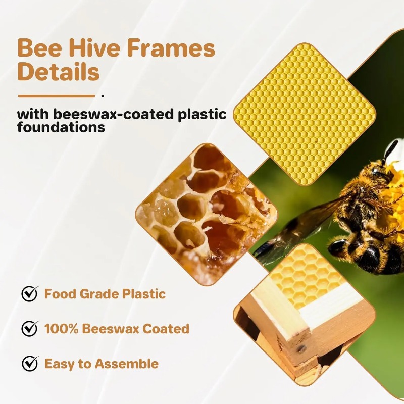 10-Frame Complete Beehive Kit, - огляд і ціна Beehive Frame Wax