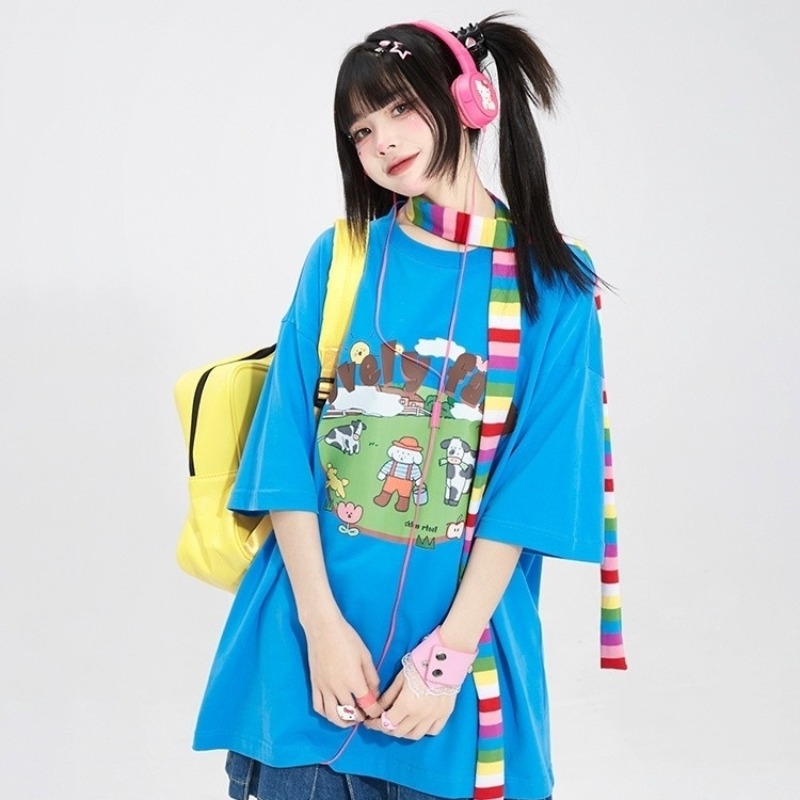 Y2K Aesthetic Oversized T-Shir - огляд і ціна Farming Japan