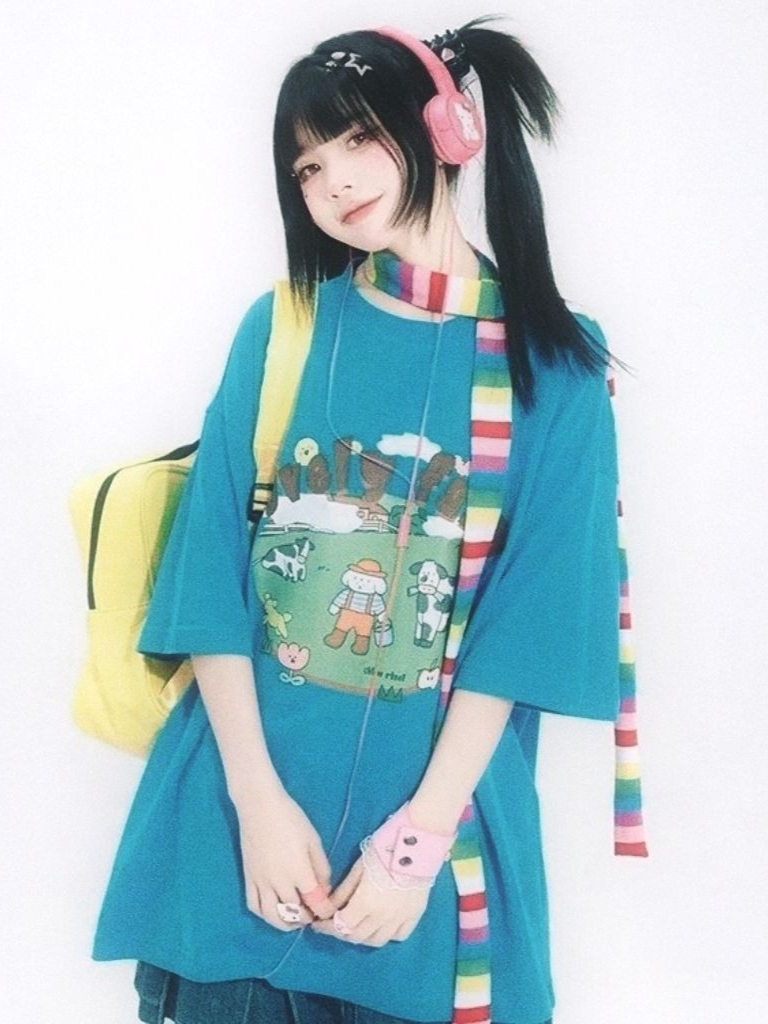 Y2K Aesthetic Oversized T-Shir - огляд і ціна Farming Japan