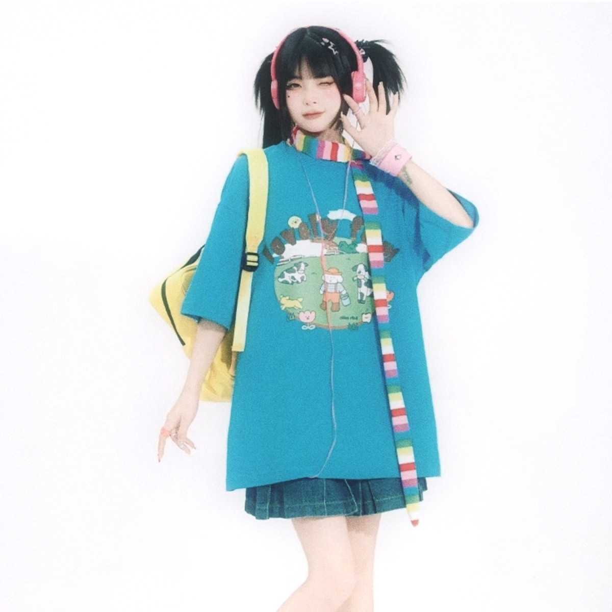 Y2K Aesthetic Oversized T-Shir - огляд і ціна Farming Japan