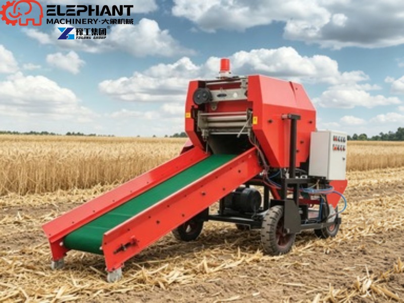 Farm Household Mini Round Hay  - огляд і ціна Silage Baler Machine