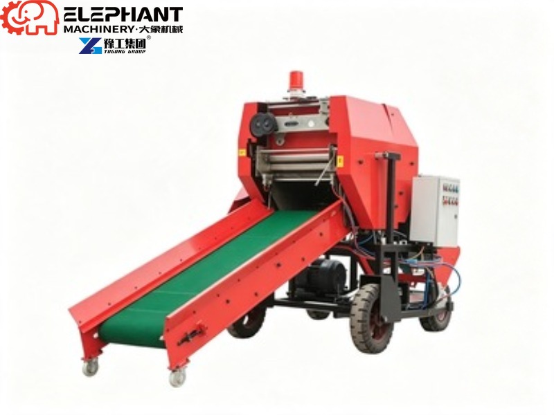 Farm Household Mini Round Hay  - огляд і ціна Silage Baler Machine