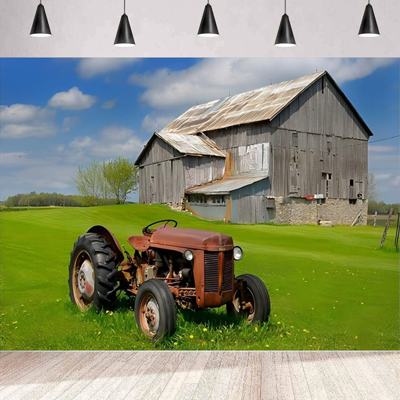 Green Farmland Photography Bac - огляд і ціна Agriculture Farming School