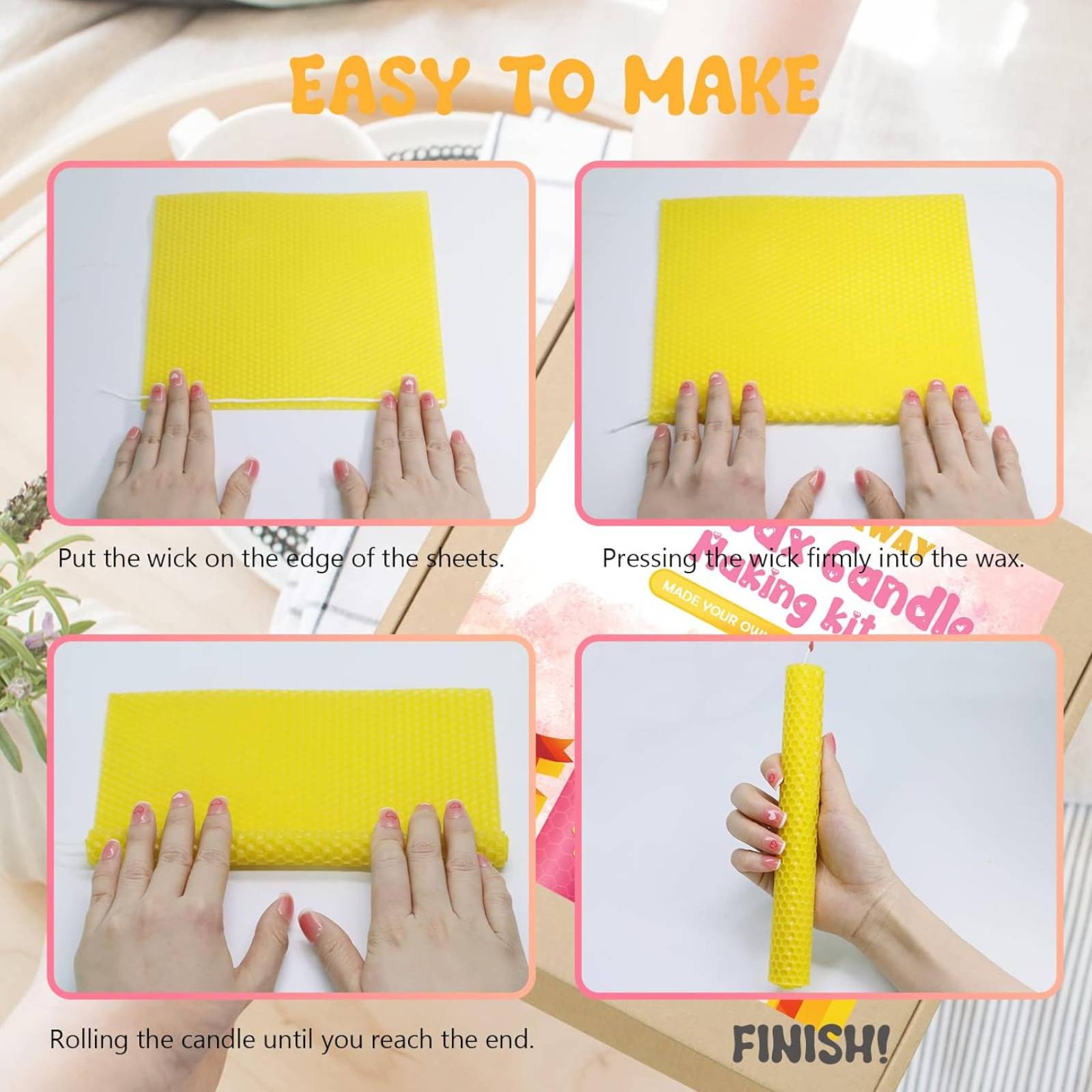24 Pieces Colorful Honeycomb W - огляд і ціна Beehive Frame Wax