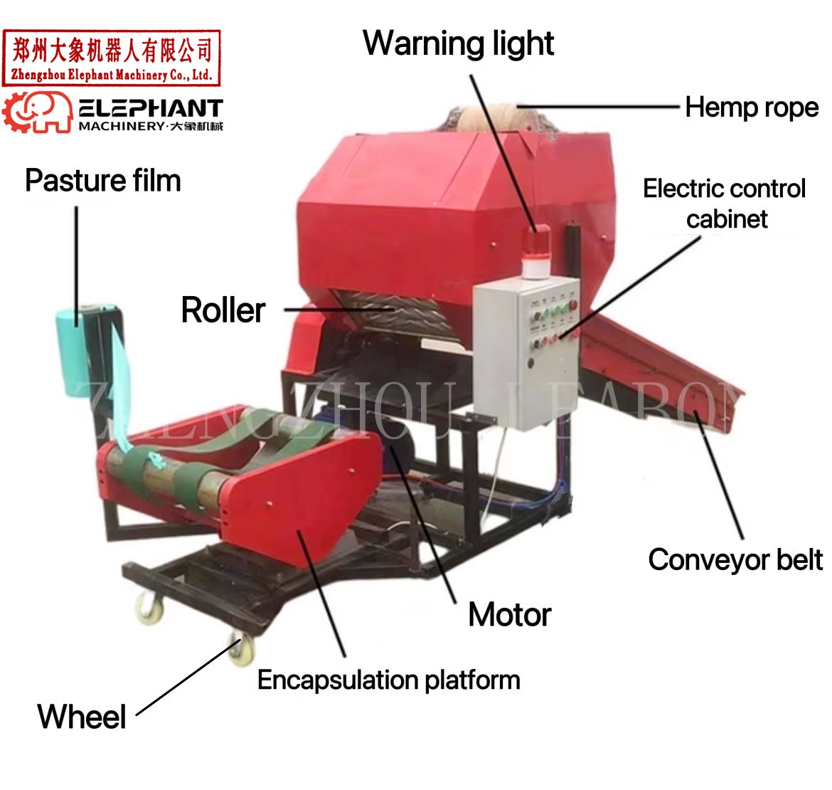 Mini Round Silage hay Baler Wr - огляд і ціна Silage Baler Machine